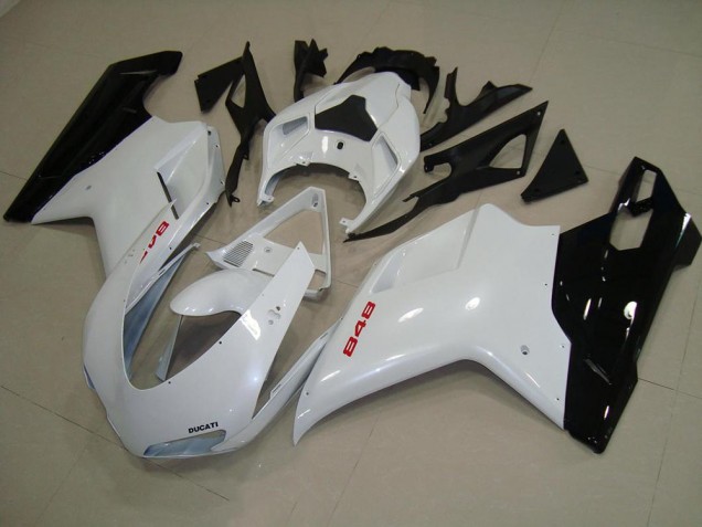 Ducati 848 1098 1198 07-14 - Blanco Perla Negro