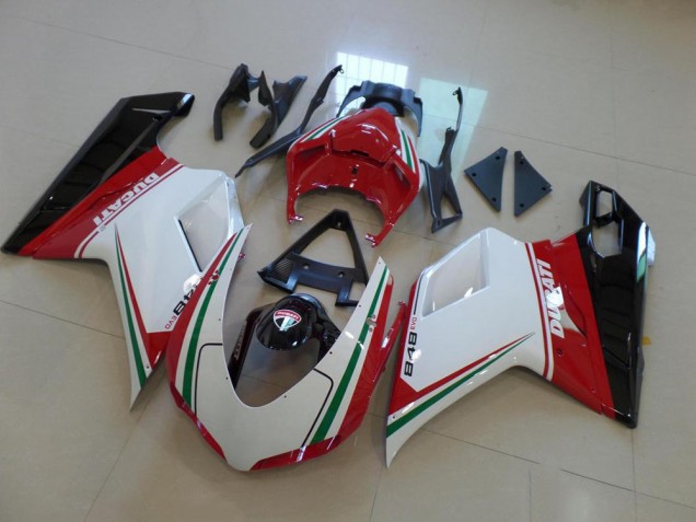 Ducati 848 1098 1198 07-14 - Blanco Rojo