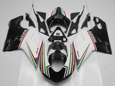 Ducati 848 1098 1198 07-14 - Negro Verde Y blanco