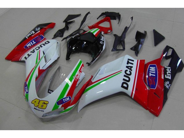 Ducati 848 1098 1198 07-14 - Rojo Blanco Amarillo 46