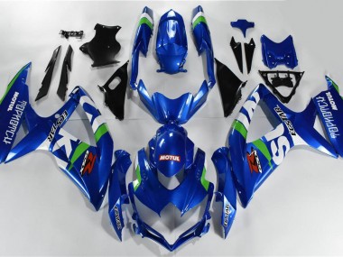 GSXR 600 / 750 K8 08-10 - Azul Blanco Verde