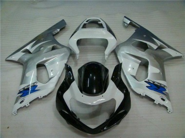 GSXR 600 / 750 K1 K2 K3 01-03 - Plata Negro